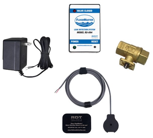 Water Heater Leak Alarm & Automatic Shutoff System