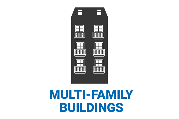 Leak detection for multi-family buildings